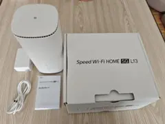 ZTE Speed Wi-Fi HOME 5G L13 ホワイト ホームルーター