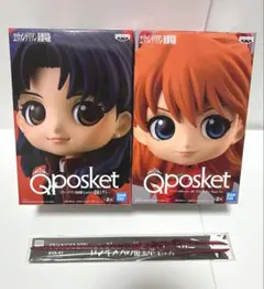 ヱヴァンゲリヲン 葛城ミサト 式波アスカ Q posket ロンギヌスの槍