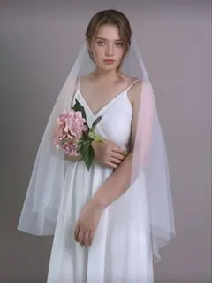 コーム付きウェディングベール(ミドル)