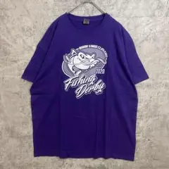GILDAN ギルダン プリント 半袖 Tシャツ メンズ パープル XL
