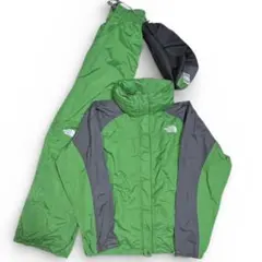 美品THE NORTH FACE レインスーツフード付き上下セット収納袋付きM