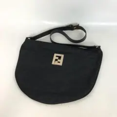 FENDI フェンディ ミニトート ハンドバッグ ズッカ柄 シルバーロゴ