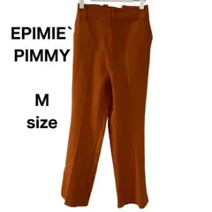 EPIMIE' PIMMY エピミエピミー　テーパードパンツ Mサイズオレンジ