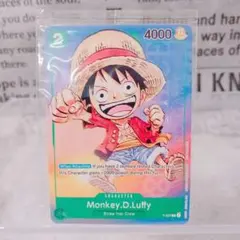 ワンピースカード グレヴァン美術館 ルフィ リーダーカード　未開封 ワンピースカード パリ グレヴァン美術館 ルフィ リーダー - メルカリ