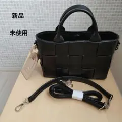 Sサイズ お出かけに最適アルコトートバックレザーブラック 在庫あり 