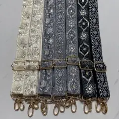 インド刺繍リボンスマホショルダー　新作