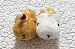 カピバラさん ぬいぐるみマスコット 2종 세트