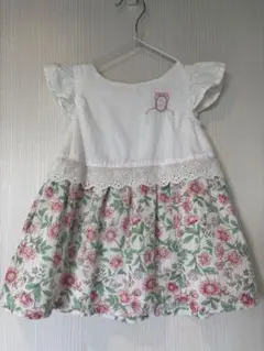 SLAP SLIP フラワープリント ワンピース 80