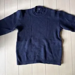 Paul Smith BLACK ダークブルー セーター Lサイズ