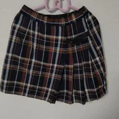 S*A様 チェック柄プリーツスカート (ブラウン、ネイビー)最終値下げ