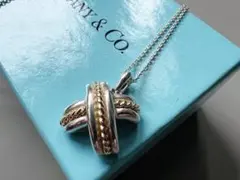 ティファニー　シグネチャー　コンビ　ネックレス