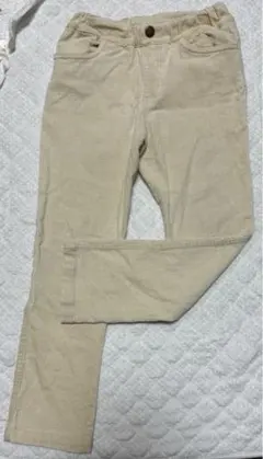 コーディロイ　ホワイト　長ズボン