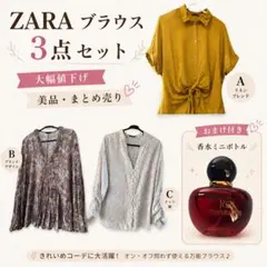 ZARA ブラウス 3点セット まとめ売りのサムネイル