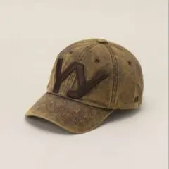 open yy COTTON BALL CAP YELLOWISH BROWN - メルカリ