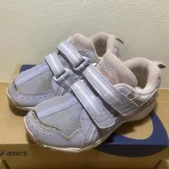 asics キッズ シューズ 17.5cm アシックス パープル 女の子