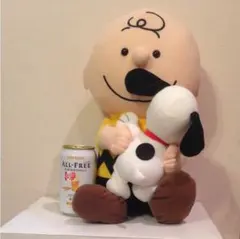 【大人気.新品‼︎】☆ メガジャンボ チャーリーブラウンとペアぬいぐるみ ☆