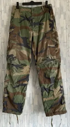 米軍実物】 BDU カーゴパンツ L-R ウッドランドカモ 90s 迷彩 - メルカリ