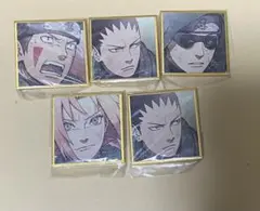 NARUTO 豆ガシャ色紙　第三弾　５枚セット