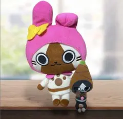モンハン アイルー マイメロディ ぬいぐるみ マスコット