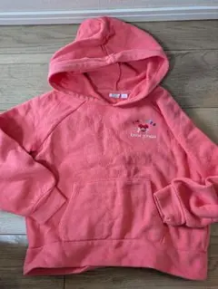 ギャップキッズ　サーモンピンク フード付きパーカー S　120