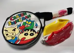 クレヨンしんちゃん  丸ポーチ&ミニキューブポーチ