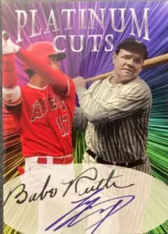 ☀️大谷翔平 ベーブ・ルース 限定生産 サイン入り PLATINUM CUT