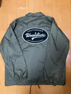 M-Cです☆Woodstics コーチジャケット 内側ボア ナイロン【M】 Woodstics ウッドスティックス ボアコーチジャケット Mサイズ