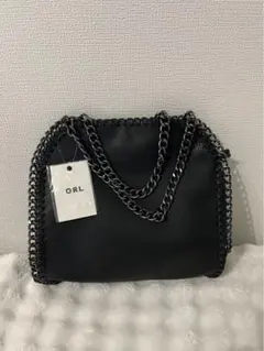 GRL チェーン ショルダーバッグ ブラック