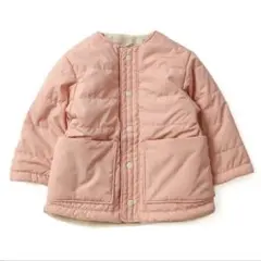 【美品キムラタン】n.o.u.sリバーシブルライトアウター130cm