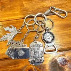 B20ストリート カラビナ　キーホルダー　アメカジ　じゃらじゃら系