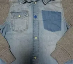 110cm H&M デニム パーカー