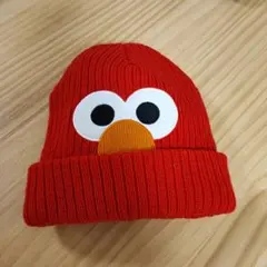 エルモ ユニバ USJ ニット帽 セサミストリート
