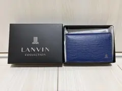 再値下げ‼️LANVIN 名刺入れ ネイビー 新品未使用のサムネイル