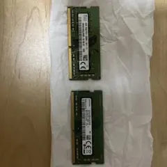 Transcend 8GB 2枚セットDDR4 ノートパソコン用動作確認済みです