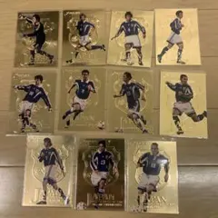 日本代表選手カード 11枚コンプセット　中村俊輔　小野伸二　松田直樹