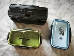 ランチボックス/弁当箱/2段弁当/3点セット/日本製/まとめ売りのサムネイル