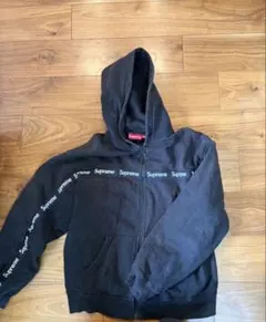 Supreme ジップアップパーカー　BLACKのサムネイル
