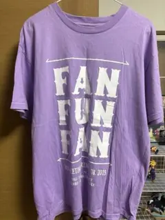 AAA FAN FUN FAN 2019ツアー Tシャツ パープル