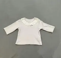 petit main グレー 長袖Tシャツ