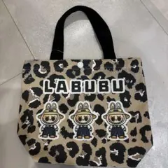 LABUBU ヒョウ柄トートバッグ