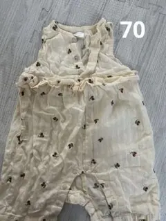 バースデイ　futafutaオーバーオール 70