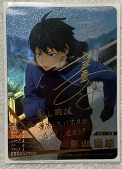 ハイキュー!!カード バボカ!! BREAK 影山飛雄 サイン入り