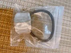 グレー シンプル ヘアゴム