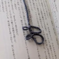 魚　編み物　しおり
