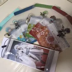 ​刀剣乱舞 グッズセット 鶴丸国永 ミニタペストリー 非売品ジッパーバッグ6種