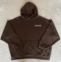 マークゴンザレス フード付きパーカー ダークブラウン L
