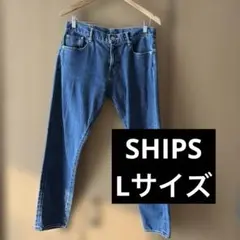 レディース　SHIPS ブルー デニム Lサイズ
