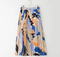 【PLST】新品未使用‼️マルチカラープリーツスカート