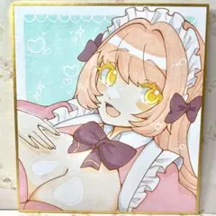 29【原画】手描きイラスト メイド 女の子 アナログイラスト 一点物