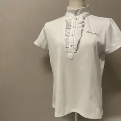 BEAMS GOLF フリル 半袖ポロシャツ ホワイトのサムネイル
